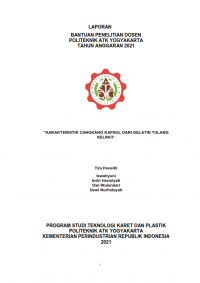 Image of KARAKTERISTIK CANGKANG KAPSUL DARI GELATIN TULANG
KELINCI